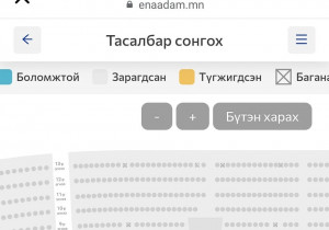 Наадмын тасалбар худалдаалж эхлээд 15 минутын дотор зарагдаж дуусжээ