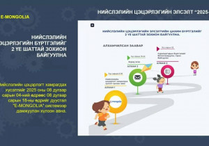 Цэцэрлэгийн ЦАХИМ БҮРТГЭЛ даваа гарагт эхэлнэ