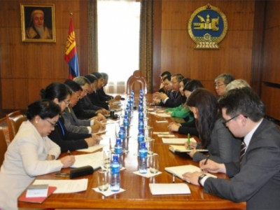 Мьянмарын ХБНУ-ын Ерөнхийлөгчийн Зөвлөхийн төлөөлөгчидтэй уулзав