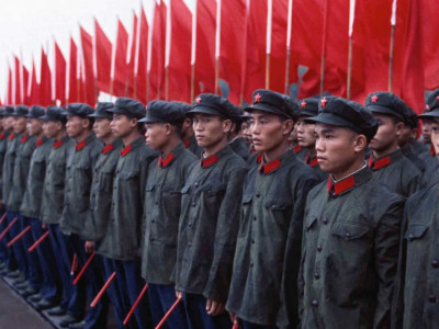 Маогийн коммунист Хятадын маш ховор өнгөт зургууд