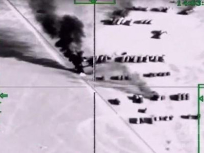 “Лалын улс” бүлэглэлийн газрын тос тээвэрлэдэг машинуудыг устгажээ