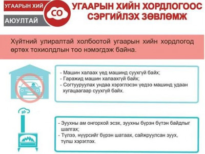 Машинаа халаах үедээ дотор нь бүү суугаарай