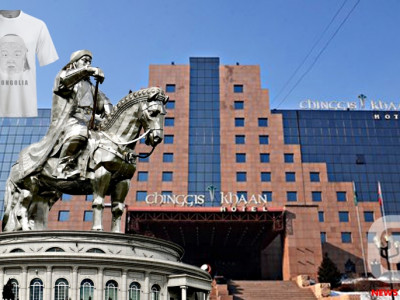 Хөнжлийн даавуу, хөхний даруулганд хэвлэгдэх дөхсөн Чингис хааны төрх