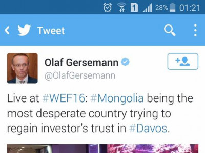 Олаф Жерсеманн: Монгол аргаа барж, цөхөрсөндөө хөрөнгө оруулагчдын итгэлийг олохоор мэрийж байна