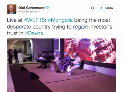 Эдийн засгийн нийтлэлч Олаф Герсеман Давост очсон Монголчуудыг шоолов
