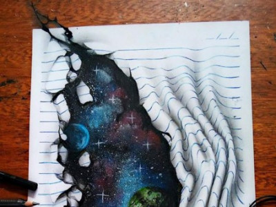 Дэвтрийн цаасан дээрх урлаг