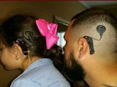 Аав нь охиноо ганцаардуулахгүйн тулд шивээс хийлгэжээ