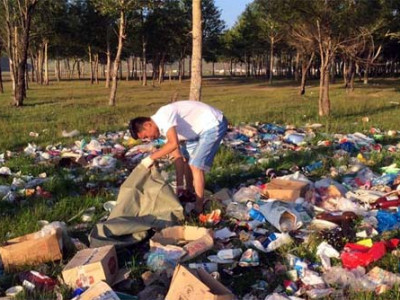 Туул голыг сайн дураараа хэсэг залуус цэвэрлэжээ