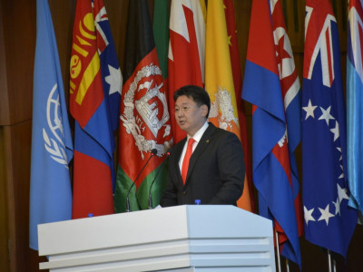 Азийн сайд нарын бага хуралд Монгол Улсын Ерөнхий сайд оролцож үг хэллээ