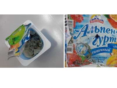 “Номин all mart“ дэлгүүр хөгц үүссэн йогуртыг худалдаж байжээ