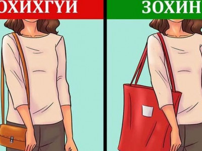 Биеийн галбиртаа тохируулан цүнх сонгох зөвлөмж