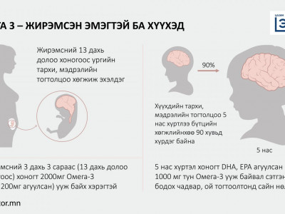 ОМЕГА-3 хэрэглэвэл ухаантай болно