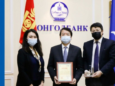 Голомт Банк 2020 оны “Онцлох ТоС Банк”-аар тодорлоо