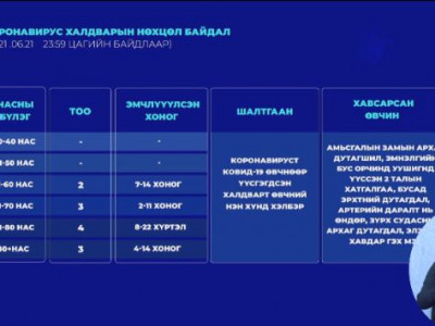 2231 хүнээс халдвар илэрч, 12 хүн нас барлаа