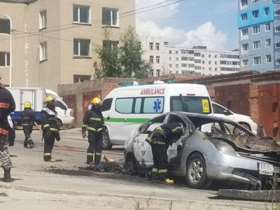 Шатсан автомашины жолоочийн хүзүү нуруу түлэгдсэн