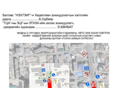 Амарсанаагийн гудамж буюу Модны хоёроос уруудах замыг засна