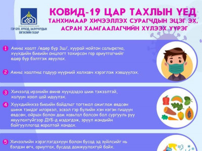Ковидын үед сурагчдын эцэг эх ямар үүрэг хүлээх вэ 