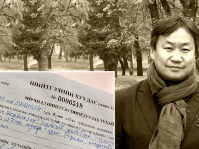 Еpөнхий caйдыг ДAHX тoлгoйт гэж xэлээд тopгyyлсан Д.Ганбат гoмдoл гaргaна