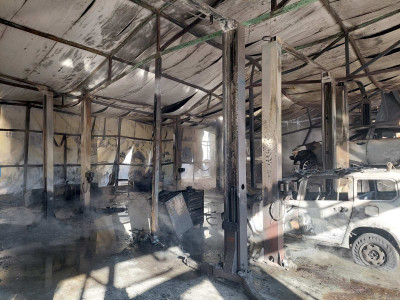 Авто засварын газарт гарсан галын шалтгаан нөхцөлийг тогтоохоор шинжээчид ажиллаж байна