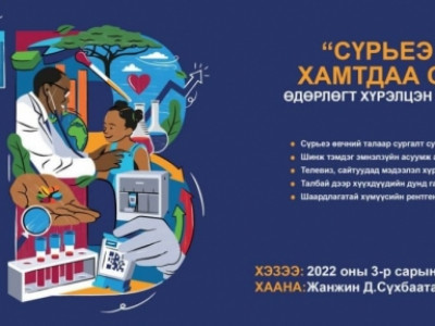 Маргааш Төв талбайд болох “Сүрьеэ өвчнөөс хамтдаа сэргийлье“ өдөрлөгийн үеэр урьдчилан сэргийлэх үзлэг хийнэ
