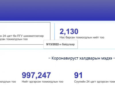 Шинээр 67 хүн коронавирусийн халдвар авсан нь батлагдаж, нас баралт нэгээр нэмэгдлээ