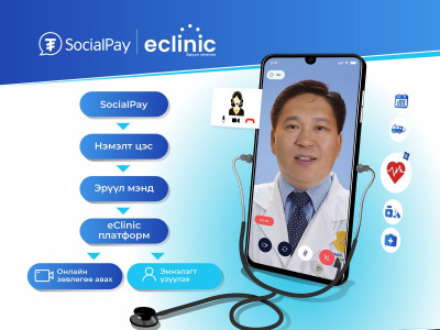 Eclinic платформ SocialPay-д холбогдлоо