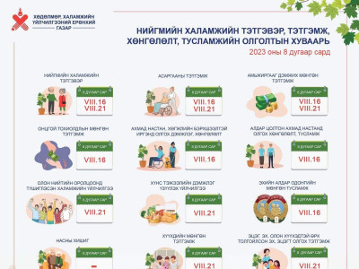 Хүүхдийн мөнгийг энэ сарын 21-нд олгоно 
