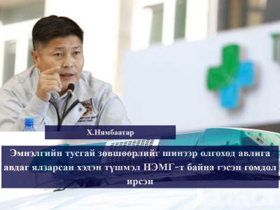 Х.Нямбаатар: Эмнэлгийн тусгай зөвшөөрлийг шинээр олгоход авлига авдаг ялзарсан хэдэн түшмэл НЭМГ-т байна гэсэн гомдол ирсэн 