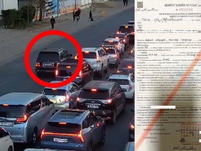 Урсгал сөрсөн жолоочийг 50000 төгрөгөөр торгож, 3 сарын хугацаагаар жолоодох эрхийг хасчээ