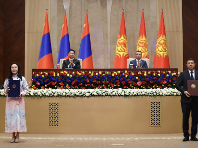 Монгол Улс, Бүгд Найрамдах Киргиз улстай соёлын салбарт хамтран ажиллах тухай санамж бичиг байгууллаа